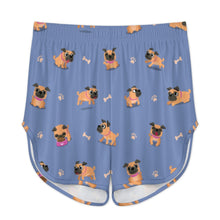 Load image into Gallery viewer, Playful Pug Adventure Women&#39;s Cami and Shorts Pajama Set-18