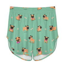 Load image into Gallery viewer, Playful Pug Adventure Women&#39;s Cami and Shorts Pajama Set-26
