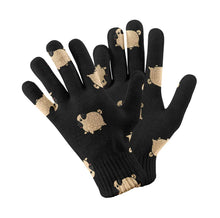Load image into Gallery viewer, Playful Pug Parade Touch Screen Gloves-Accessories-Accessories,Dog Dad Gifts,Dog Mom Gifts,Gloves-Black-5