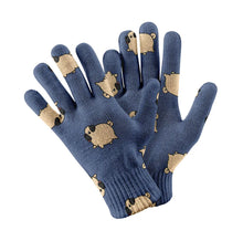 Load image into Gallery viewer, Playful Pug Parade Touch Screen Gloves-Accessories-Accessories,Dog Dad Gifts,Dog Mom Gifts,Gloves-Navy-4