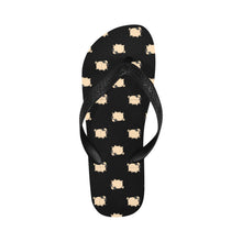 Load image into Gallery viewer, Playful Pug Parade Unisex Slippers - 9 Colors-Footwear-Accessories,Dog Dad Gifts,Dog Mom Gifts,Pug,Slippers-Black-S-20