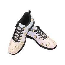 Load image into Gallery viewer, Playful Pug Parade Women's Breathable Sneakers - 7 Gradients-Footwear-Dog Mom Gifts,Pug,Shoes-34