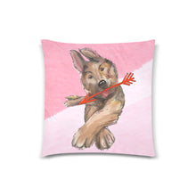 Load image into Gallery viewer, Playful Pup Embrace German Shepherd Throw Pillow Covers-3