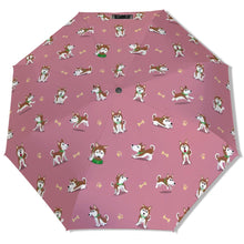 Load image into Gallery viewer, Playful Red Husky Adventures Umbrella-Daily Accessories-16