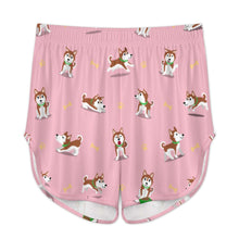 Load image into Gallery viewer, Playful Red Husky Adventures Women's Cami and Shorts Pajama Set-17