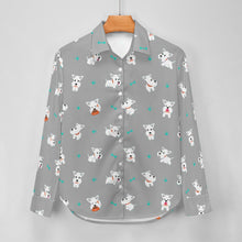 Load image into Gallery viewer, Playful Westie Adventure Love Women's Shirt-Apparel-Apparel,Dog Mom Gifts,Shirt,West Highland Terrier-16