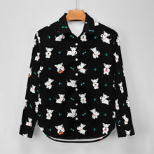 Load image into Gallery viewer, Playful Westie Adventure Love Women's Shirt-Apparel-Apparel,Dog Mom Gifts,Shirt,West Highland Terrier-24