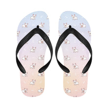Load image into Gallery viewer, Playful White Frenchie Charm Unisex Slippers - 7 Gradients-18