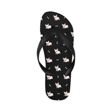 Load image into Gallery viewer, Playful White Frenchie Charm Unisex Slippers - 7 Gradients-24