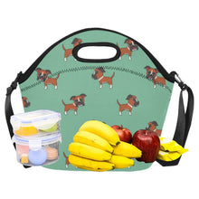 Load image into Gallery viewer, Playful Winking Boxer Neoprene Lunch Bag-13