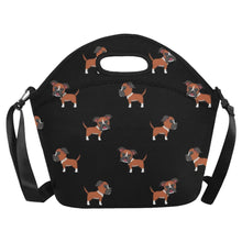 Load image into Gallery viewer, Playful Winking Boxer Neoprene Lunch Bag-17
