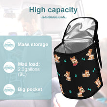 Load image into Gallery viewer, Playful Yorkie Love Multipurpose Car Storage Bag-Car Accessories-Bags, Car Accessories, Yorkshire Terrier-ONE SIZE-Black-2