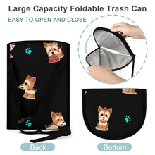 Load image into Gallery viewer, Playful Yorkie Love Multipurpose Car Storage Bag-Car Accessories-Bags, Car Accessories, Yorkshire Terrier-Black-4