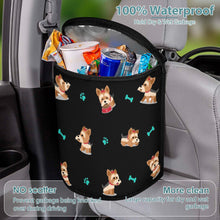 Load image into Gallery viewer, Playful Yorkie Love Multipurpose Car Storage Bag-Car Accessories-Bags, Car Accessories, Yorkshire Terrier-Black-7