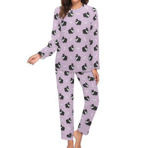 Plumpy Boston Terrier Love Women's Soft Pajama Set - 4 Colors-Pajamas-Apparel, Boston Terrier, Pajamas-11