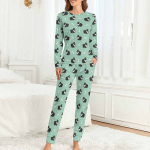 Plumpy Boston Terrier Love Women's Soft Pajama Set - 4 Colors-Pajamas-Apparel, Boston Terrier, Pajamas-14