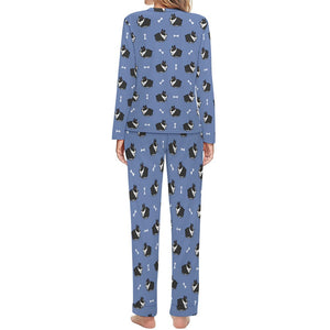 Plumpy Boston Terrier Love Women's Soft Pajama Set - 4 Colors-Pajamas-Apparel, Boston Terrier, Pajamas-18