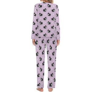 Plumpy Boston Terrier Love Women's Soft Pajama Set - 4 Colors-Pajamas-Apparel, Boston Terrier, Pajamas-6