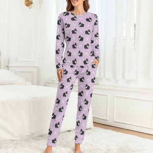 Plumpy Boston Terrier Love Women's Soft Pajama Set - 4 Colors-Pajamas-Apparel, Boston Terrier, Pajamas-7