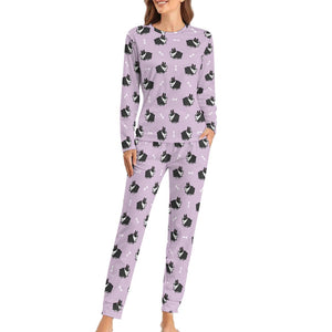 Plumpy Boston Terrier Love Women's Soft Pajama Set - 4 Colors-Pajamas-Apparel, Boston Terrier, Pajamas-8