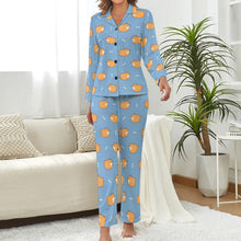 Load image into Gallery viewer, Plumpy Shiba Love Pajamas Set for Women-12