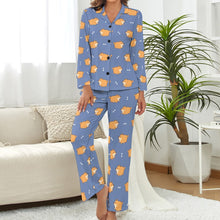 Load image into Gallery viewer, Plumpy Shiba Love Pajamas Set for Women-17