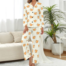 Load image into Gallery viewer, Plumpy Shiba Love Pajamas Set for Women-4