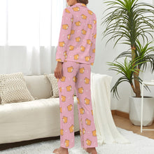 Load image into Gallery viewer, Plumpy Shiba Love Pajamas Set for Women-S-Pink-3