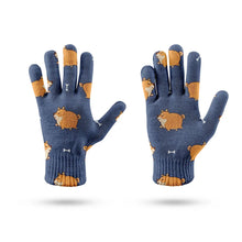 Load image into Gallery viewer, Plumpy Shiba Love Touch Screen Gloves-Accessories-Accessories,Dog Dad Gifts,Dog Mom Gifts,Gloves-10