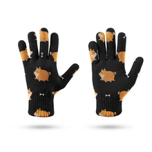 Load image into Gallery viewer, Plumpy Shiba Love Touch Screen Gloves-Accessories-Accessories,Dog Dad Gifts,Dog Mom Gifts,Gloves-9