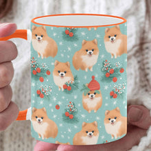 Load image into Gallery viewer, Pom-Pom Christmas Holiday Cheer Coffee Mug-White8-ONE SIZE-1