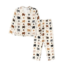 Load image into Gallery viewer, Pomeranian Pajamas for Women - XL Available - Pomeranians of Every Color-Pajamas-Apparel,Dog Mom Gifts,Pajamas,Pomeranian-11