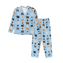 Load image into Gallery viewer, Pomeranian Pajamas for Women - XL Available - Pomeranians of Every Color-Pajamas-Apparel,Dog Mom Gifts,Pajamas,Pomeranian-9