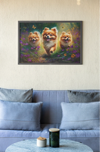 Load image into Gallery viewer, Pomeranian Parade Wall Art Poster-Art-Dog Art, Home Decor, Pomeranian, Poster-6