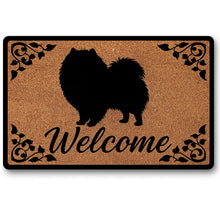 Load image into Gallery viewer, Warm Pomeranian Welcome Door Mat-Home Decor-Doormat,Home Decor,Pomeranian-1