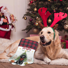 Load image into Gallery viewer, Poodle Christmas Stocking - Home for the Holidays - Personalize with Photo and Name-Christmas Ornament-Christmas,Christmas Stocking,Personalize Artwork-7