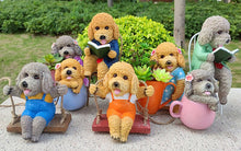 Load image into Gallery viewer, Poodle Garden Statue - 4 Coat Colors - 4 Designs - Poodle Love Garden Statues-Home Decor-Dog Memorial Gifts,Home Decor,Poodle,Statue-2