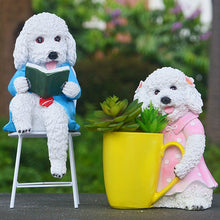 Load image into Gallery viewer, Poodle Garden Statue - 4 Coat Colors - 4 Designs - Poodle Love Garden Statues-Home Decor-Dog Memorial Gifts,Home Decor,Poodle,Statue-6