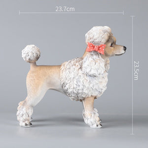 Poodle Love Large Resin Statue-Home Decor-Dogs, Home Decor, Poodle, Statue-5