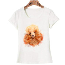 Load image into Gallery viewer, Poodle Mom Love Womens T ShirtApparel