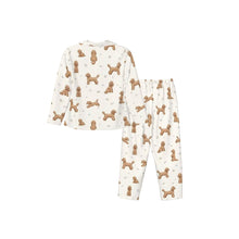 Load image into Gallery viewer, Poodle Pajamas for Women - XL Available - I Love Apricot Poodles-Pajamas-Apparel,Dog Mom Gifts,Pajamas,Poodle-8