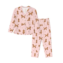 Load image into Gallery viewer, Poodle Pajamas for Women - XL Available - I Love Apricot Poodles-Pajamas-Apparel,Dog Mom Gifts,Pajamas,Poodle-9