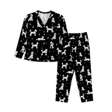 Load image into Gallery viewer, Poodle Pajamas for Women - XL Available - I Love White Poodles-Pajamas-Apparel,Dog Mom Gifts,Pajamas,Poodle-7