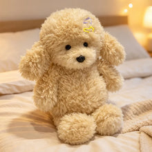 Load image into Gallery viewer, Poodle Plush Toy - Adorable Hair Clip and Buttoned Dress-2-46cm-16