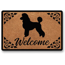 Load image into Gallery viewer, Warm Poodle Welcome Door Mat-Home Decor-Doormat,Home Decor,Poodle-2