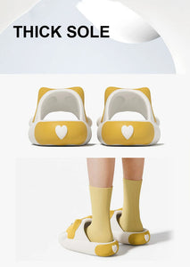 Precious Corgi Love Rubber Slippers-Footwear-Accessories, Corgi, Dog Mom Gifts, Slippers-16