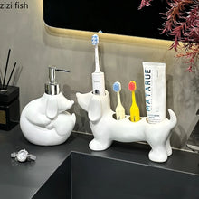 Load image into Gallery viewer, Precious Dachshund Ceramic Bathroom Utilities Set-Bathroom Decor,Dachshund,Home Decor-1