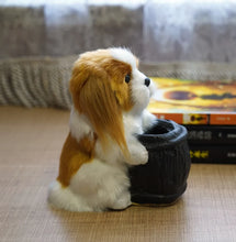 Load image into Gallery viewer, Precious Furry Cocker Spaniel Love Resin and Faux Fur Pencil Holder-4