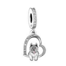 Load image into Gallery viewer, Precious Little Alaskan Malamute Dangle Pendant – Dog Mom Gift-FCJ3306-1