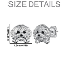 Load image into Gallery viewer, Precious Little Havanese Earrings – Silver Pet Lover Gift-3